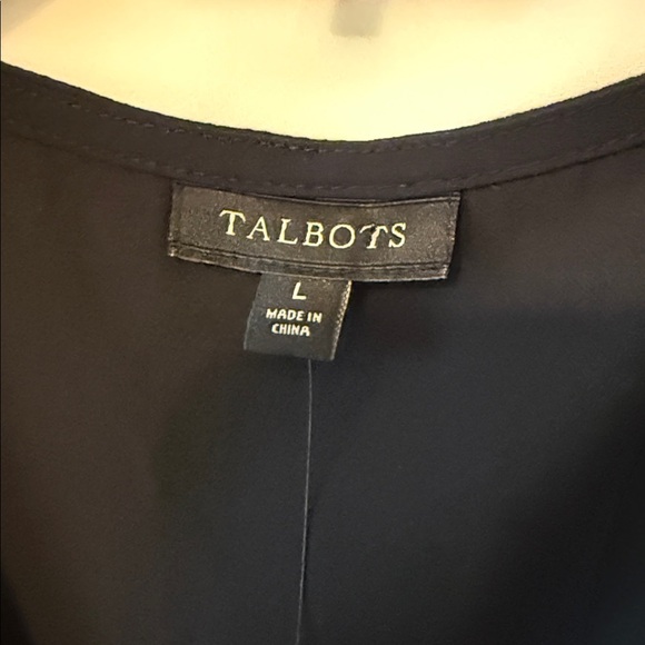 Talbots Blk/Wht Sleeveless - Picture 4 of 6